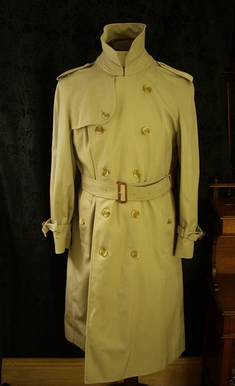 burberry trench coat vintage men|2nd hand Burberry trench coat.